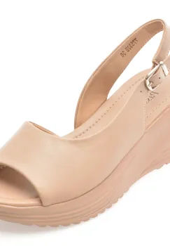 Sandale FLAVIA PASSINI bej, 77533, din piele naturala imagine