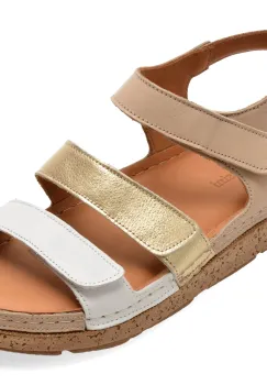 Sandale FLAVIA PASSINI bej, M209, din piele naturala imagine