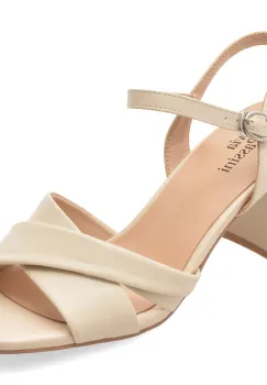 Sandale FLAVIA PASSINI bej, X8776, din piele naturala imagine