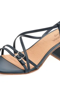 Sandale FLAVIA PASSINI bleumarin, 367903, din piele naturala imagine