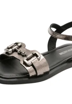 Sandale FLAVIA PASSINI gri, 203M386, din piele naturala imagine