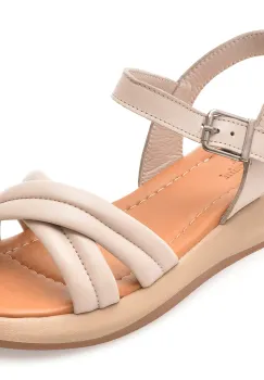 Sandale FLAVIA PASSINI gri, 2301, din piele naturala imagine