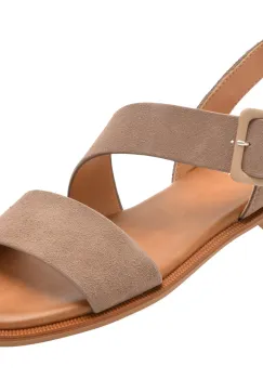 Sandale FLAVIA PASSINI gri, 35K6, din piele intoarsa imagine