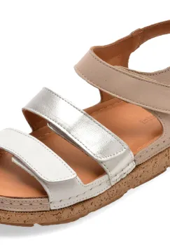 Sandale FLAVIA PASSINI gri, M209, din piele naturala imagine