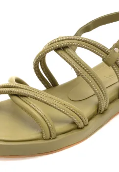Sandale FLAVIA PASSINI kaki, 211904, din piele naturala imagine