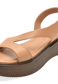 Sandale FLAVIA PASSINI maro, 1652, din piele naturala imagine