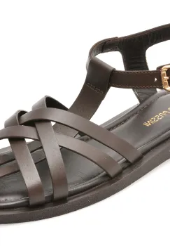 Sandale FLAVIA PASSINI maro, 203M525, din piele naturala imagine