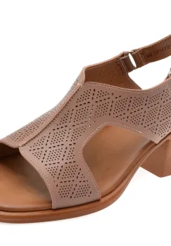 Sandale FLAVIA PASSINI mov, 1389H13, din piele naturala imagine