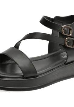 Sandale FLAVIA PASSINI negre, 1143H28, din piele naturala imagine