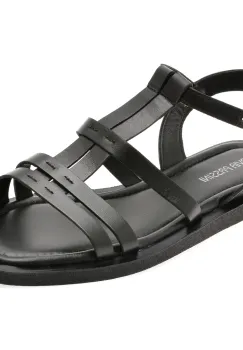Sandale FLAVIA PASSINI negre, 203M542, din piele naturala imagine