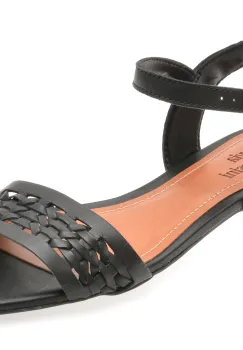 Sandale FLAVIA PASSINI negre, 366903, din piele naturala imagine