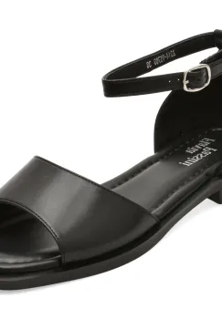 Sandale FLAVIA PASSINI negre, 5709, din piele naturala imagine