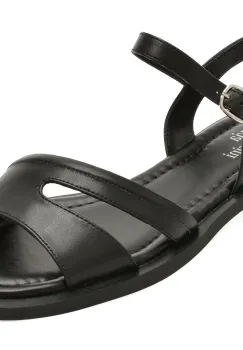 Sandale FLAVIA PASSINI negre, ATH242, din piele naturala imagine