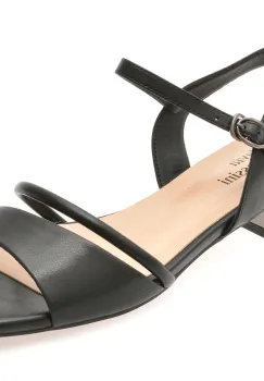 Sandale FLAVIA PASSINI negre, Q2716, din piele naturala imagine