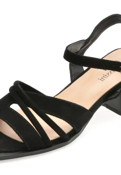 Sandale FLAVIA PASSINI negre, V1578, din piele intoarsa imagine