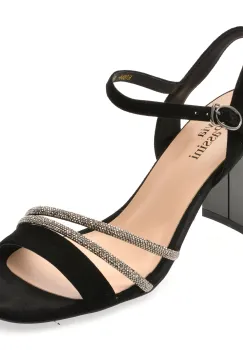 Sandale FLAVIA PASSINI negre, X8718, din piele intoarsa imagine