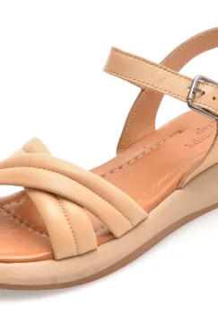 Sandale FLAVIA PASSINI nude, 2301, din piele naturala imagine