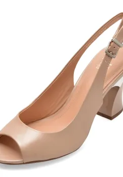 Sandale FLAVIA PASSINI nude, 6446869, din piele naturala imagine