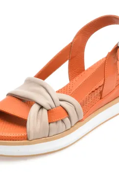 Sandale FLAVIA PASSINI portocalii, 6002, din piele naturala imagine