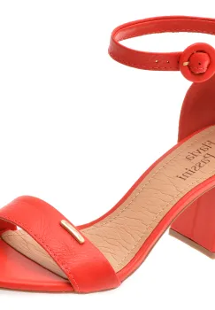 Sandale FLAVIA PASSINI rosii, 362501, din piele naturala imagine