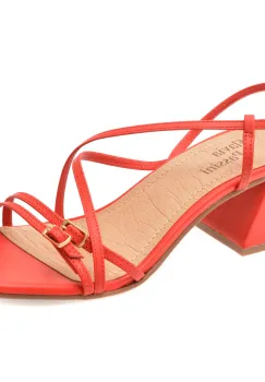 Sandale FLAVIA PASSINI rosii, 367903, din piele naturala imagine