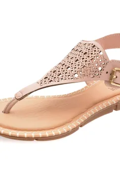 Sandale FLAVIA PASSINI roz, 367702, din piele naturala imagine