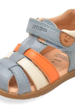 Sandale GEOX albastre, B254VA, din piele naturala imagine