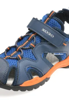 Sandale GEOX albastre, J450RC, din material textil imagine