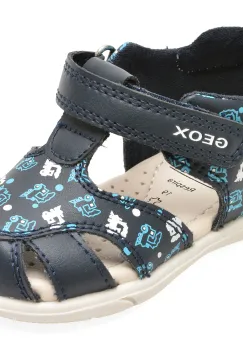Sandale GEOX bleumarin, B556EC, din piele ecologica imagine