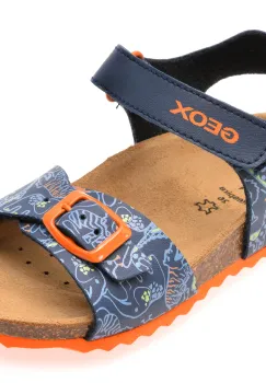 Sandale GEOX bleumarin, J028LB, din piele ecologica imagine