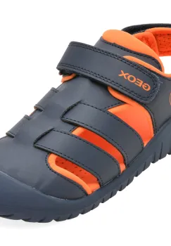 Sandale GEOX bleumarin, J650JA, din piele ecologica imagine