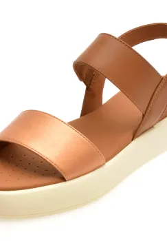 Sandale GEOX maro, D550NA, din piele ecologica imagine