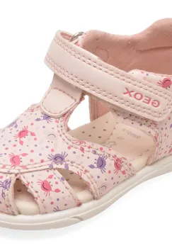Sandale GEOX roz, B556FB, din piele ecologica imagine