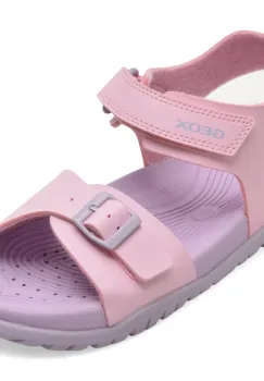 Sandale GEOX roz, J35HQA, din piele ecologica imagine