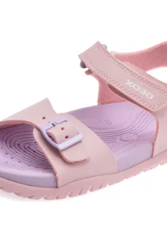 Sandale GEOX roz, J35HQA, din piele ecologica imagine