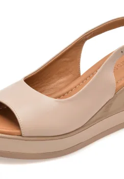 Sandale GOLD DEER gri, 22072, din piele naturala imagine