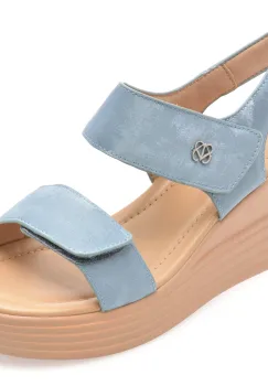 Sandale GRYXX albastre, 1328D16, din piele naturala imagine