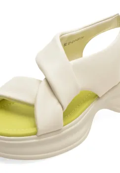 Sandale GRYXX albe, 1150G12, din piele naturala imagine