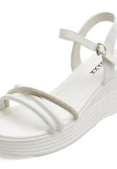 Sandale GRYXX albe, 1328G11, din piele naturala imagine