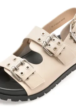 Sandale GRYXX albe, 2960, din piele naturala imagine