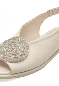 Sandale GRYXX albe, 5001776, din piele naturala imagine