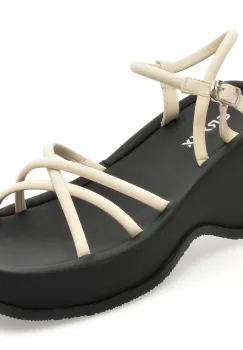 Sandale GRYXX albe, 5302, din piele ecologica imagine