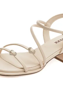 Sandale GRYXX albe, 6010, din piele ecologica imagine