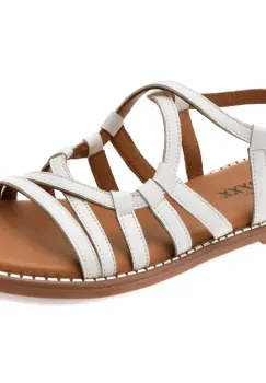 Sandale GRYXX albe, AUDREY 5, din piele naturala imagine