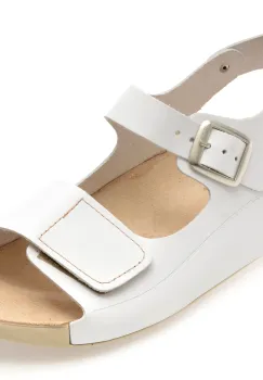 Sandale GRYXX albe, SGP28, din piele naturala imagine