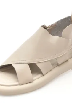 Sandale GRYXX albe, V931C28, din piele naturala imagine