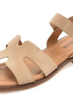 Sandale GRYXX bej, 1352C25, din piele intoarsa imagine