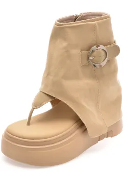 Sandale GRYXX bej, 160, din material textil imagine