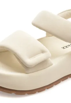 Sandale GRYXX bej, AG80006, din piele ecologica imagine