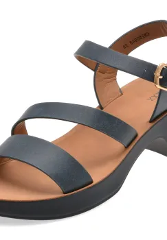 Sandale GRYXX bleumarin, 948, din piele naturala imagine